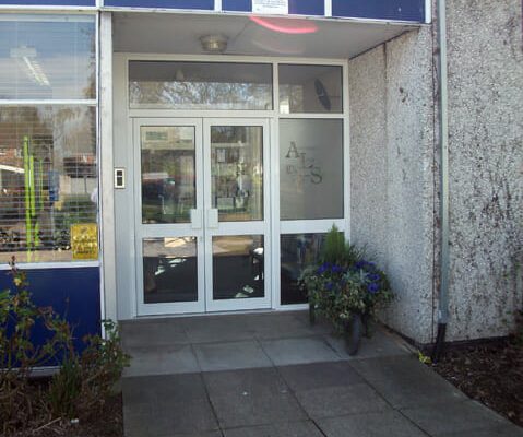 Andrews Lane Primary School entrance