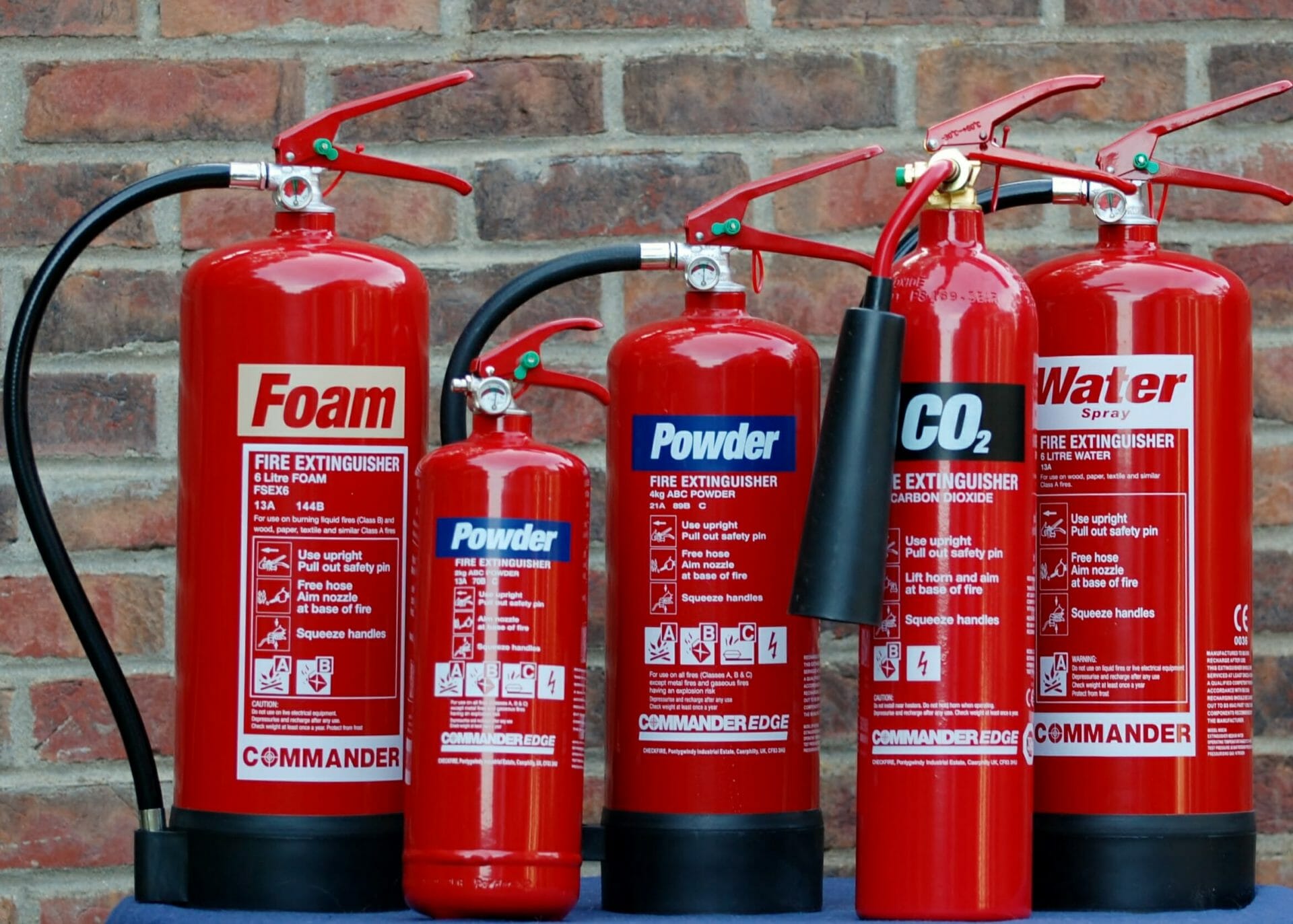 fire extinguishers